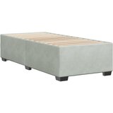 Okvir kreveta bez madraca svjetlosivi 100x200 cm baršunasti | shoptok.hr