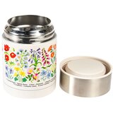 REX International Otroška termovka za hrano v kremno beli in srebrni barvi 450 ml Wild Flowers – | Shoptok.si