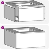  Kamin Crna 80 x 80 x 40 cm Čelik | shoptok.hr