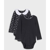 Sinsay Pamučni body s cvjetnim motivom 2 pack | shoptok.hr
