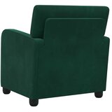  Fotelja Tamnozelena Baršun - Tamnozelena | shoptok.hr