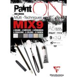 Clairefontaine blok skicirka Ontaine Paint On Mixed Media A5, 27 listni, 250g, barvni papir CL960074C | Shoptok.si