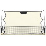 Nogometna mreža za odbijanje crno-žuta 183x85x120 cm poliester | Eponuda.com