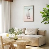  Slika - Winter Duck (1 Part) Vertical 40x60 U prirodnom drvenom okviru | shoptok.hr