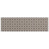  Kuhinjski Tepih sivi i bijeli dijamanti 180 x 60 cm - sivi i bijeli dijamanti 60 x 180 cm | shoptok.hr