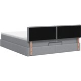  od pjene s madracem i LED-om Svjetlosiva 140 x 200 cm | shoptok.hr
