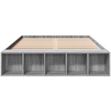 Posteljni okvir siva sonoma 135x190 cm inženirski les | Shoptok.si