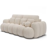 ELTAP Bež sklopiva sofa od samta 256 cm Cotonn – | shoptok.hr
