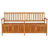 The Living Store Klop za shranjevanje 170 cm trden akacijev les - Klop, (21494070) | Shoptok.si