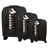  Ibiza, kofer, set 3 komada, PP, crna 110152 | Eponuda.com
