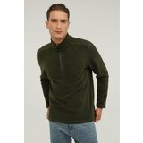 KINETIX Men's Zippered Collar Fleece 2pr Khaki Fleece cene