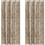  Vjaminne zavjese 2 kom s očima Šampanjac 225x140 cm | shoptok.hr