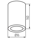 Kanlux 36644 - Kupatilsko spot svetlo AQILO 1xE27/20W/230V IP65 belo | Eponuda.com