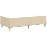  Kutni krevetni okvir s madracem 2 kom. Krema 90 x 200 cm | Shoptok.si