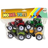  Set of Agricultural Tractors Farm 4 Colorful Pieces | shoptok.hr