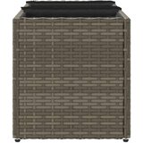  Vrtna sadilica s 3 posude siva 105 x 30 x 32 cm od poliratana | shoptok.hr