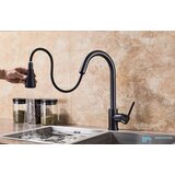 EYN Črna izvlečna kuhinjska armatura | Pipa BI1410 | Shoptok.si