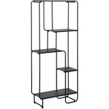 Ixia Crni metalni regal 76x180 cm Sleco – | shoptok.hr