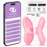 INTOYOU App Series Laia Heated Finger Vibrator with App Pink Cene
