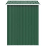  Vrtna kućica za pohranu zelena metalna 204 x 132 x 186 cm | shoptok.hr