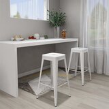 Furnova Barski stolčki 2 kosa bela kovina, (21949470) | Shoptok.si
