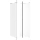 Sobna pregrada s 3 panela bijela 150 x 200 cm od tkanine | shoptok.hr