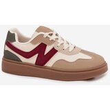 Boto Women's Low Eco Leather Sneakers Bežowe Givelle | Shoptok.si