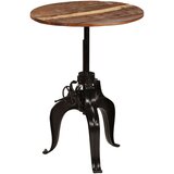 Barska miza iz trdnega predelanega lesa 75x(76-110) cm | Shoptok.si