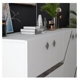 Hanah home iris - white, silver whitesilver console | ePonuda.com