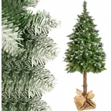 Ruhhy 2v1 božično drevo jelka na deblu 180cm s snegom 000223