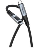 Kabel MAGNETSKI S ZASLONOM USB-C NA USB-C 100W 120 CM VERBATIM 31848 CRNI | shoptok.hr