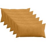  Presvlaka za jastuk 6 pcs HEERLEN Žuta 40 x 80 cm Kord | shoptok.hr