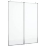  Magnetna bijela ploča sklopiva 80 x 100 x 1,7 cm aluminijska | shoptok.hr