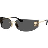 Miu Miu MUA51S 5AK5S0 ONE SIZE (75) Zlata/Siva Cene