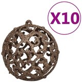  Umjetno božićno drvce LED s kuglicama i šiškama 210 cm | shoptok.hr