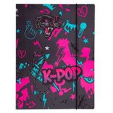 COOLPACK K-POP FASCIKLA A4 SA GUMOM BLACK Cijene