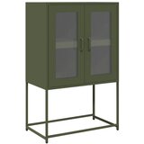 Maison Chic Komoda - Predalnik Olive Green 68x39x107 cm Jeklo, (21716990) Cene