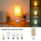  Brilagi - Stona lampa sa USB priključkom TABLON 1xE27/25W/230V bela/bež | Eponuda.com