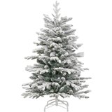 vidaXL Umetno Zložljivo Božično Drevo Bela 120 cm PE in PVC | Shoptok.si