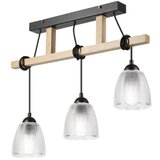 Visilica na sajli LEANDRA 3xE27/15W/230V hrast/crna | Eponuda.com