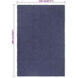  Pravokutni modri 120x180 cm pamučni | shoptok.hr