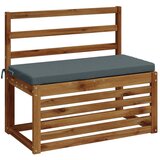  Jastučići za klupe - 2 dijela SOEST 2 kom. 100% poliester Plava - Plava 60 x 40 x 5 cm Melange | shoptok.hr