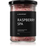 Bath relaksacijska sol za kopel z vonjem Raspberry Spa 450 g