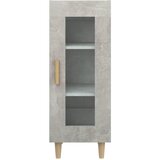  Komoda siva boja betona 34,5x34x90 cm od konstruiranog drva | shoptok.hr