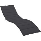 vidaXL jastuk za ležaljku za sunčanje crni 200 x 70 x 3 cm od tkanine | shoptok.hr