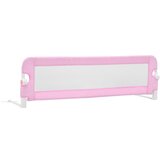 vidaXL Posteljno varovalo za otroke roza 120x42 cm poliester, (20608985) | Shoptok.si