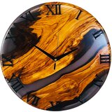  Drveni sat od maslinovog drveta 40 cm | shoptok.hr