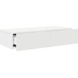  Zidna polica s ladicama bijela 80x33x17 cm izrađeno drvo | Eponuda.ba