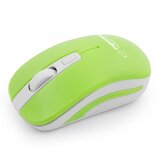 Esperanza Brezžična miška URANUS RF 4D - zeleno-bela, 1600 dpi | Shoptok.si