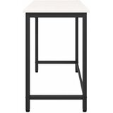  Stol Bijelo 100 x 50 x 77 cm Inženjerska drva i čelik | Eponuda.com